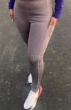 Marie Leggings - Gray (Side pockets & Back pocket)